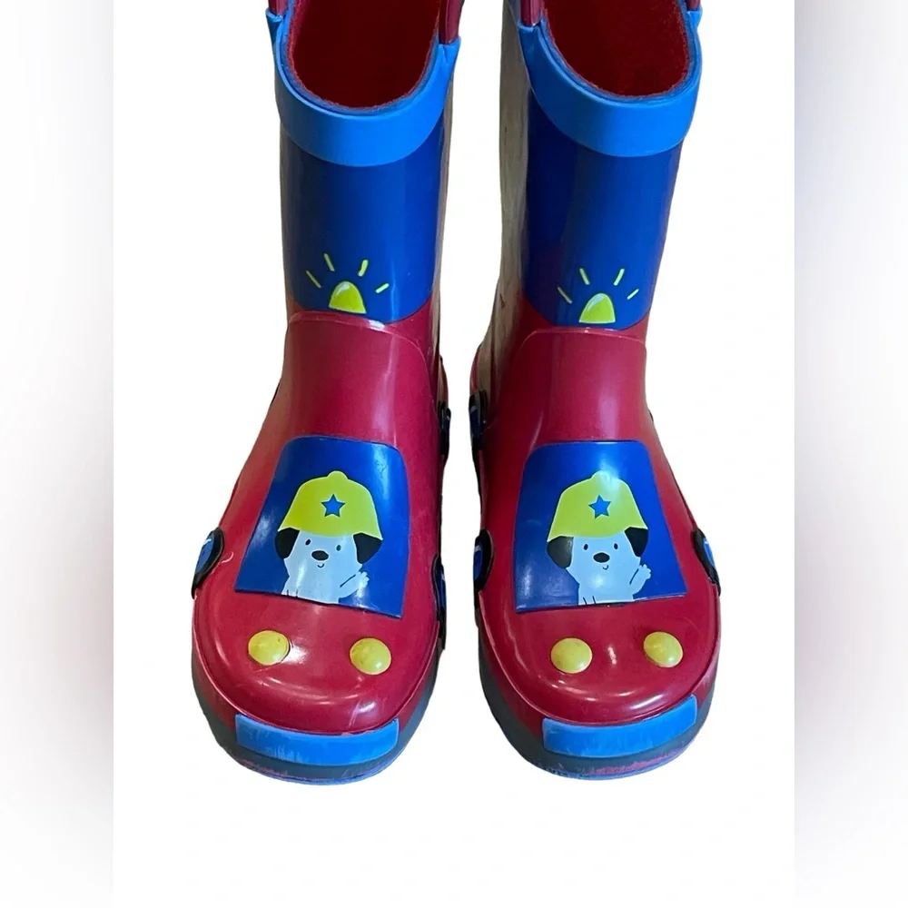 Komfort Kids Sound The Alarm Fire Engine Boots Little Kids Size 7